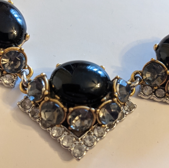 Stella & Dot Rory Necklace Black - Picture 3 of 7